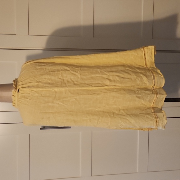 O'Neill Tikal Light Butter Yellow Cotton Tunic Dress Size Small - Picture 4 of 7